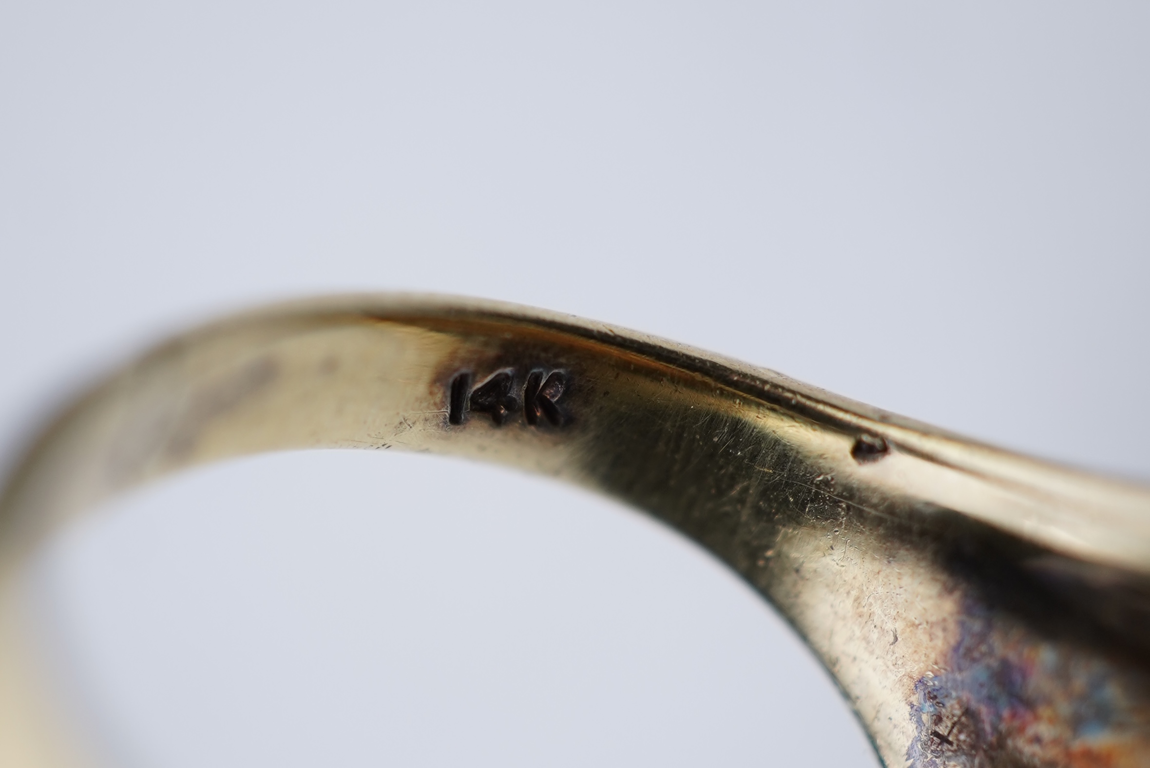 Martine, an enamel and diamond ring